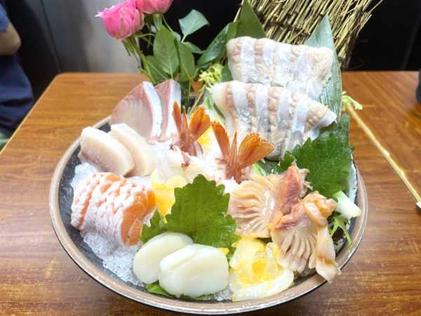 北海道銀雪魚刺身拼盤